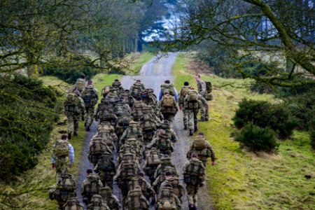Military Men Walking