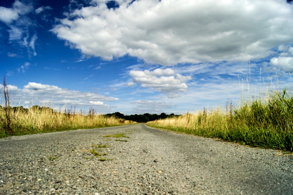 Road Sky Cloud Path