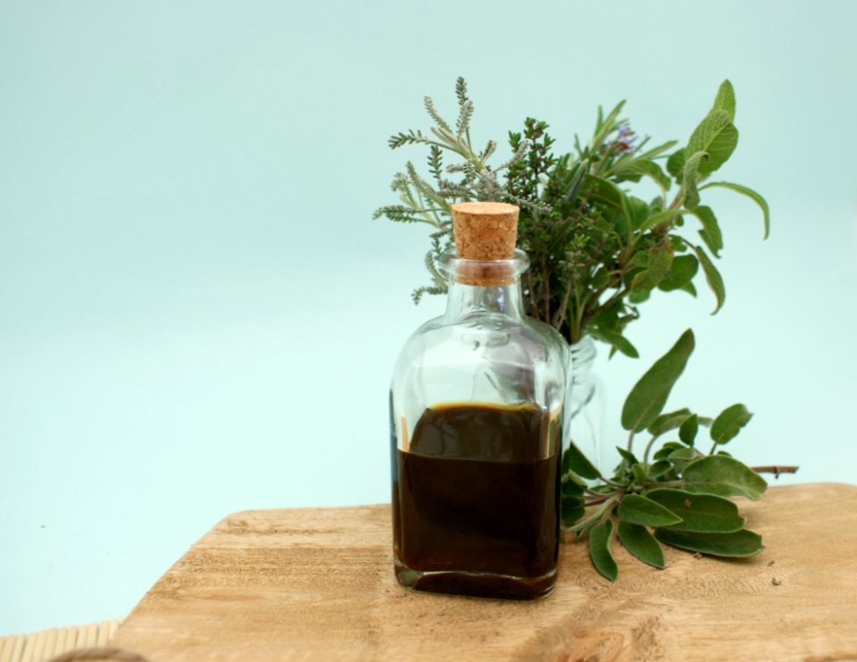 Glass Bottle Herb Plant Bottle