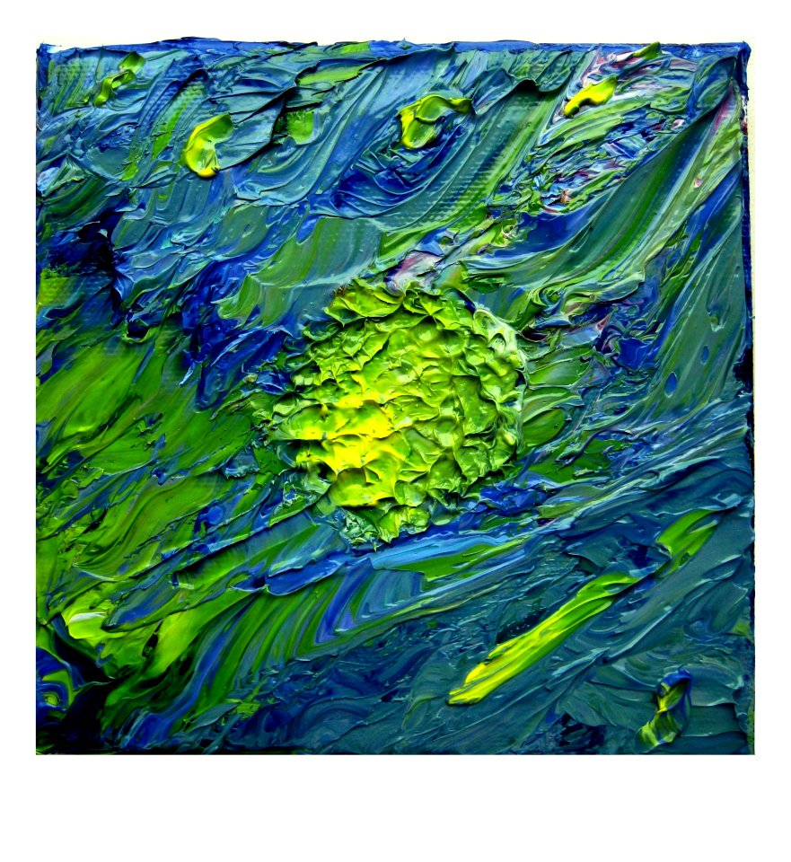 Green Painting Water Acrylic Paint