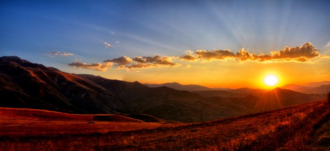 Sky Highland Wilderness Dawn photo