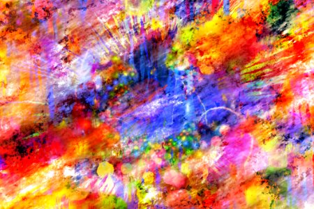 Psychedelic Art Sky Painting Watercolor Paint
