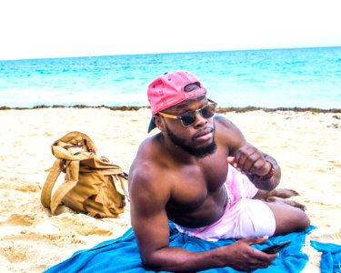 Man On The Beach