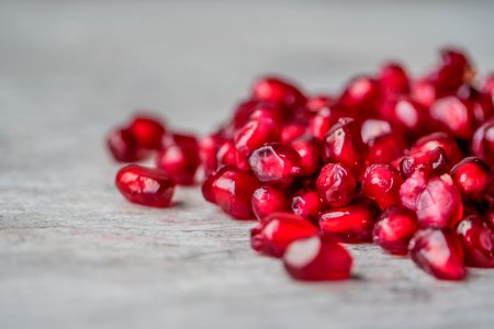 Red Pomegranate Seeds photo