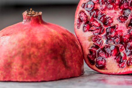 Sliced Pomegranate photo