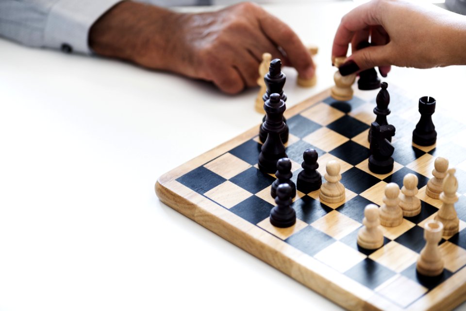 Human Playing Chess
