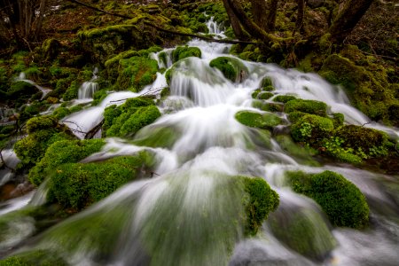 Time-lapse Photography Of Water Fall photo