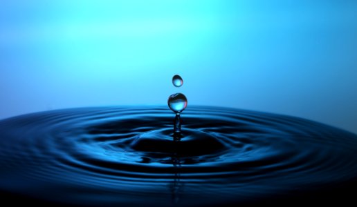 Closeup Photo Of Water Drop photo