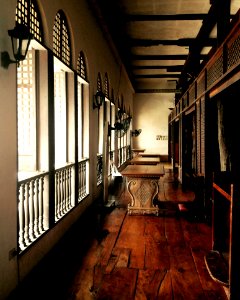 Two Brown Wooden Tables photo