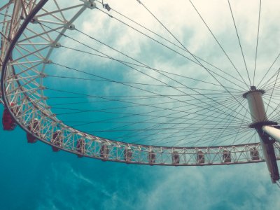 White Ferris Wheel photo