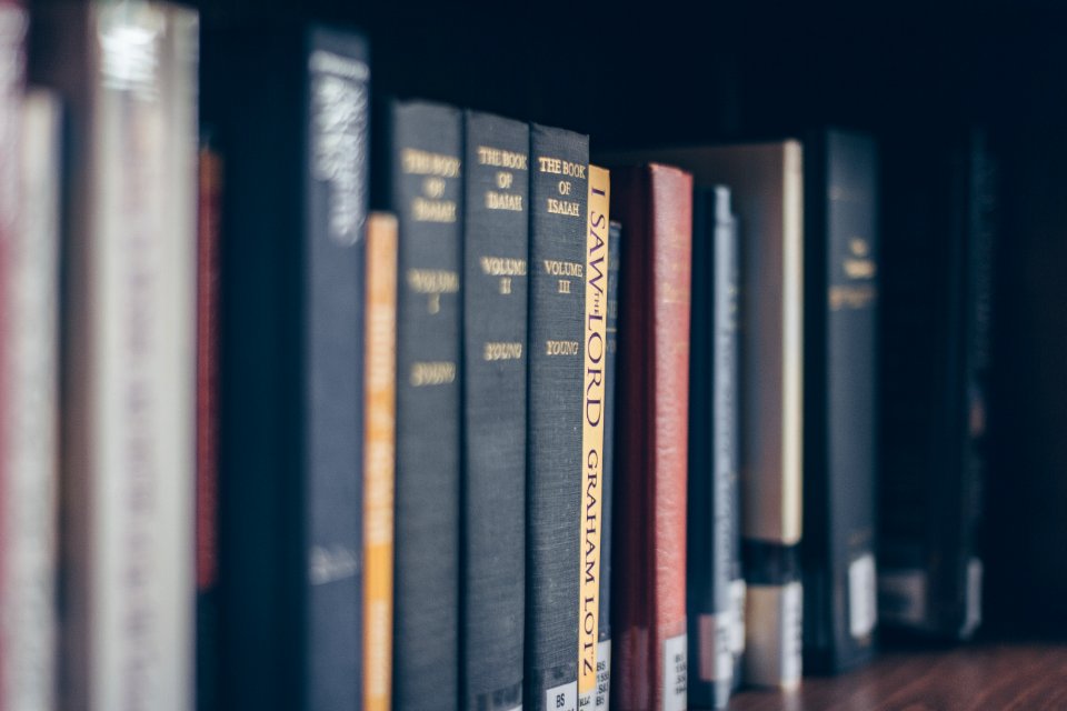 Assorted Books On The Shelf
