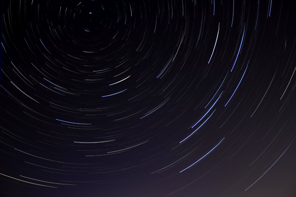 Time Lapse Photo Of Stars On Night