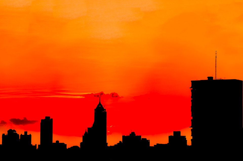 Silhouette Of Buildings