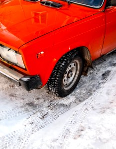Photography Of Red Classic Car