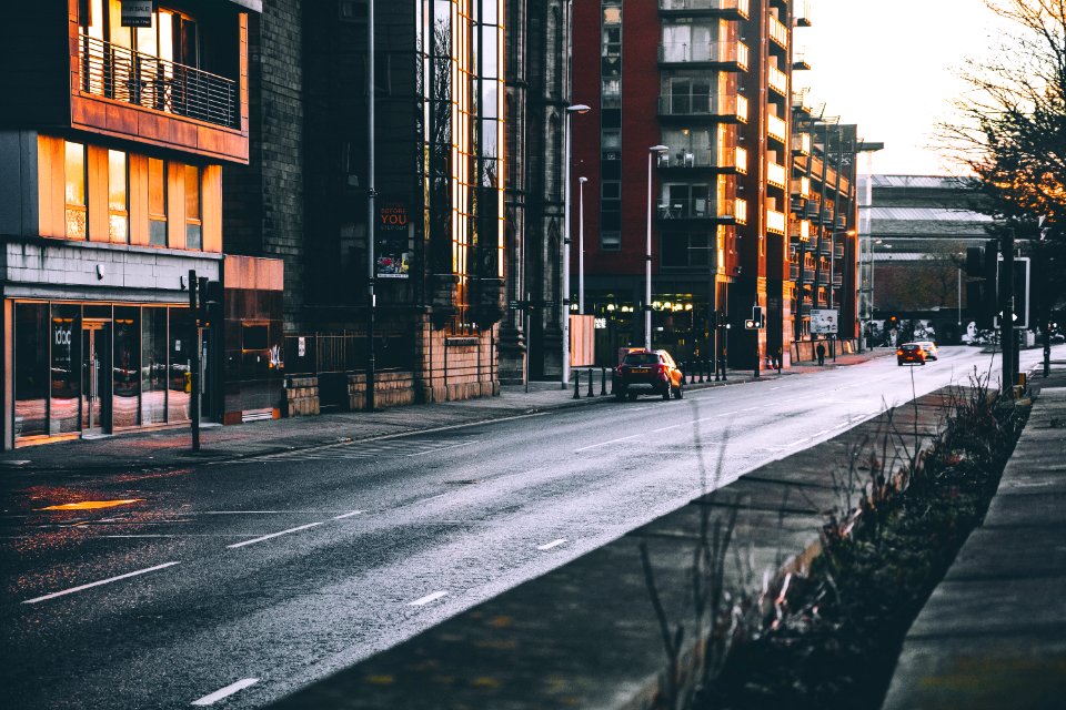 Photography Of Roadway Near Buildings