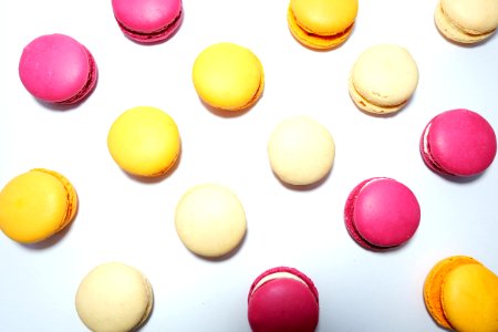 Assorted Coloured Macaroons photo