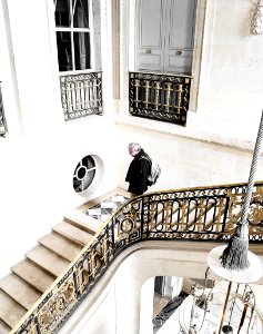 Man On Stairs photo
