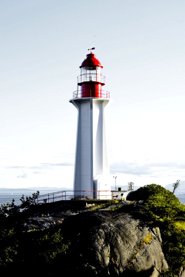 White And Red Lighthouse