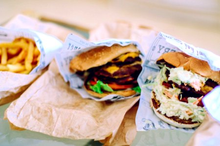 Hamburgers And Fries photo