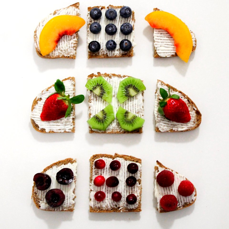 Baked Breads With Fruit Toppings