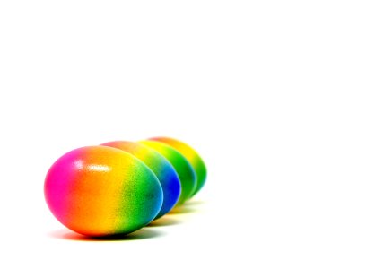 Orange Close Up Easter Egg
