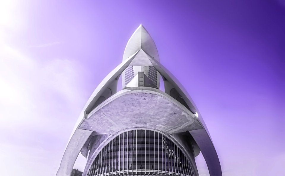 Landmark Building Purple Architecture