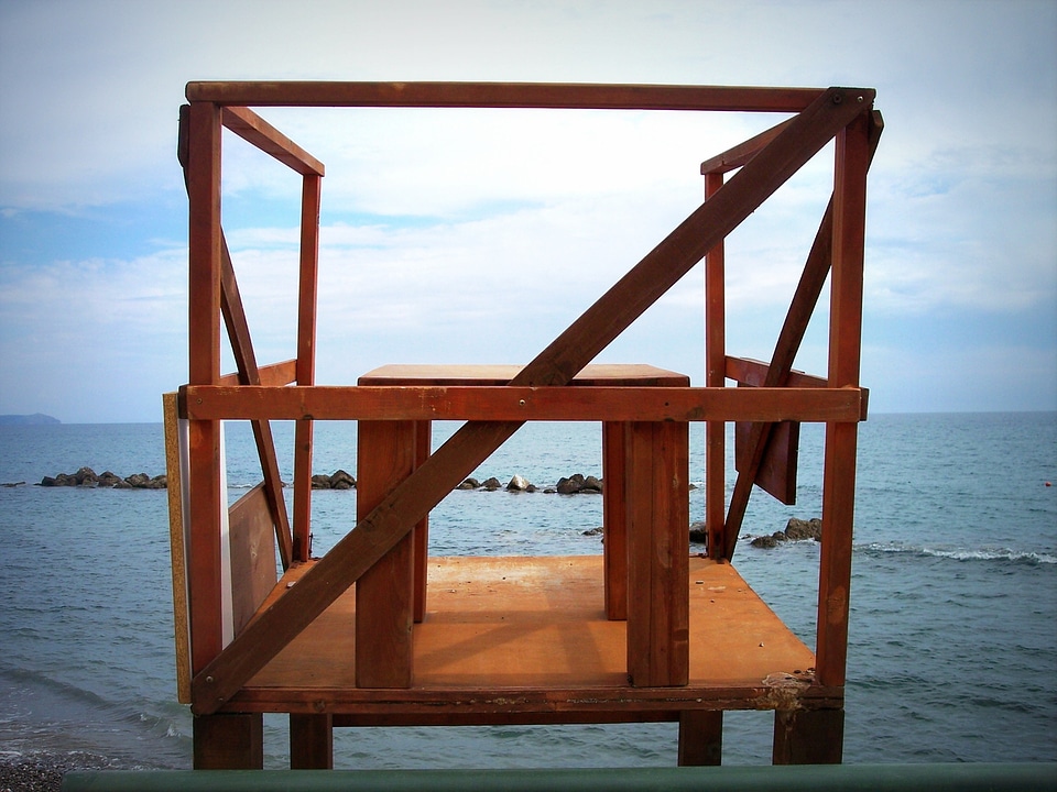 Control wooden footboard cliff