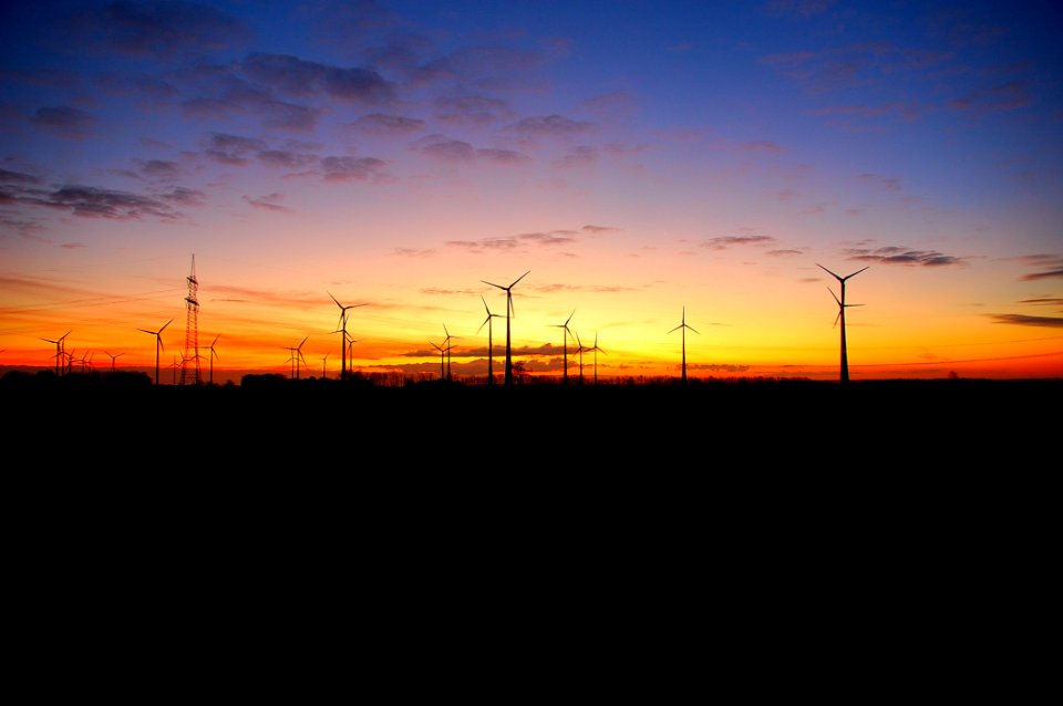 Sky Afterglow Field Horizon