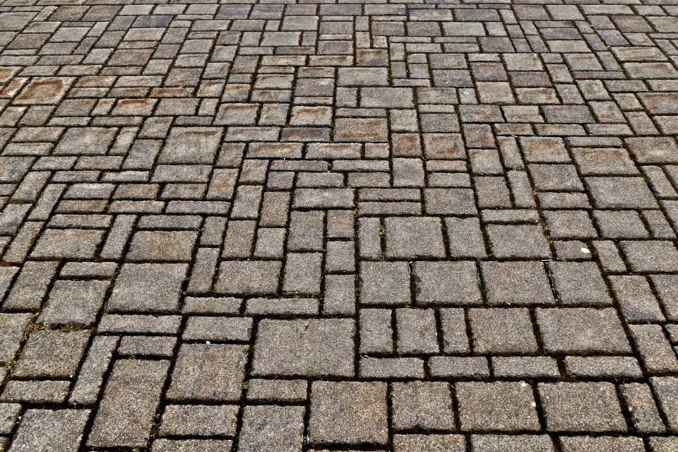 Cobblestone Road Surface Material Brickwork photo