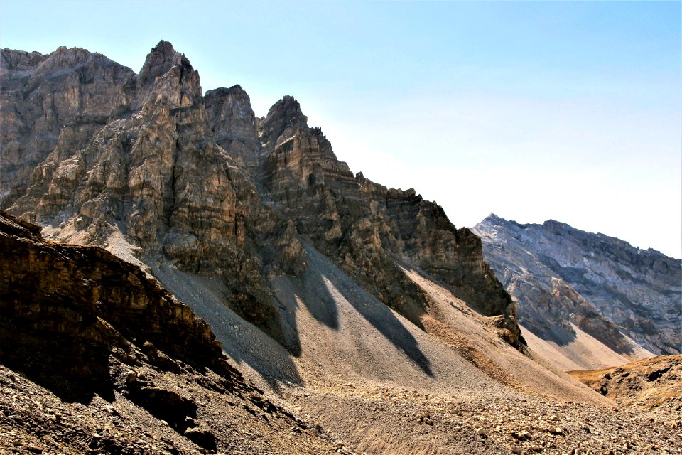 Badlands Ridge Mountainous Landforms Mountain photo