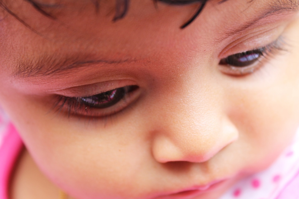 Close-up child happy