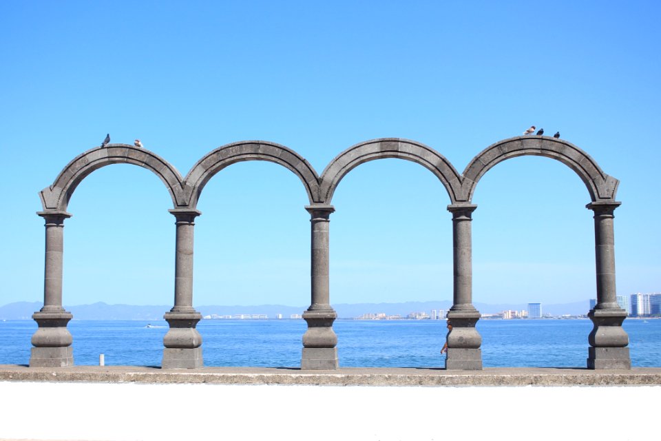 Arch Column Structure Historic Site
