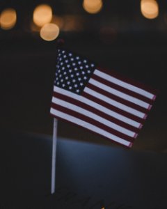 Bokeh Photography Flag Of Usa