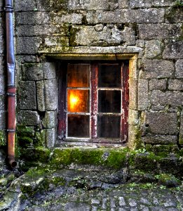 Wall Window Ruins Facade photo