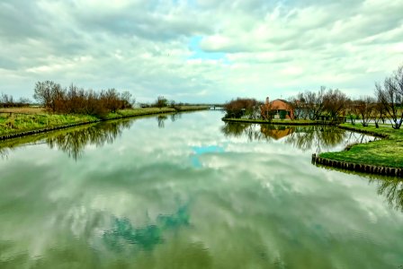 Reflection Waterway Water Nature