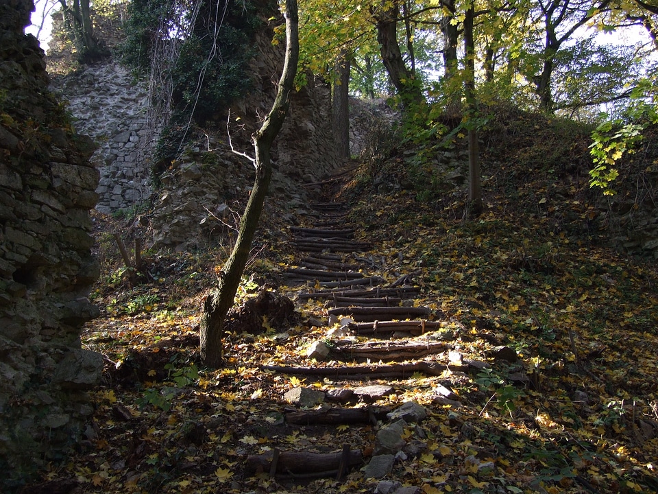 Stairs castle ruins