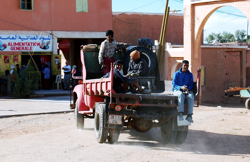 Truck transport moroccan