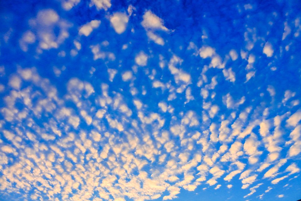 Cirrus Clouds In Sky