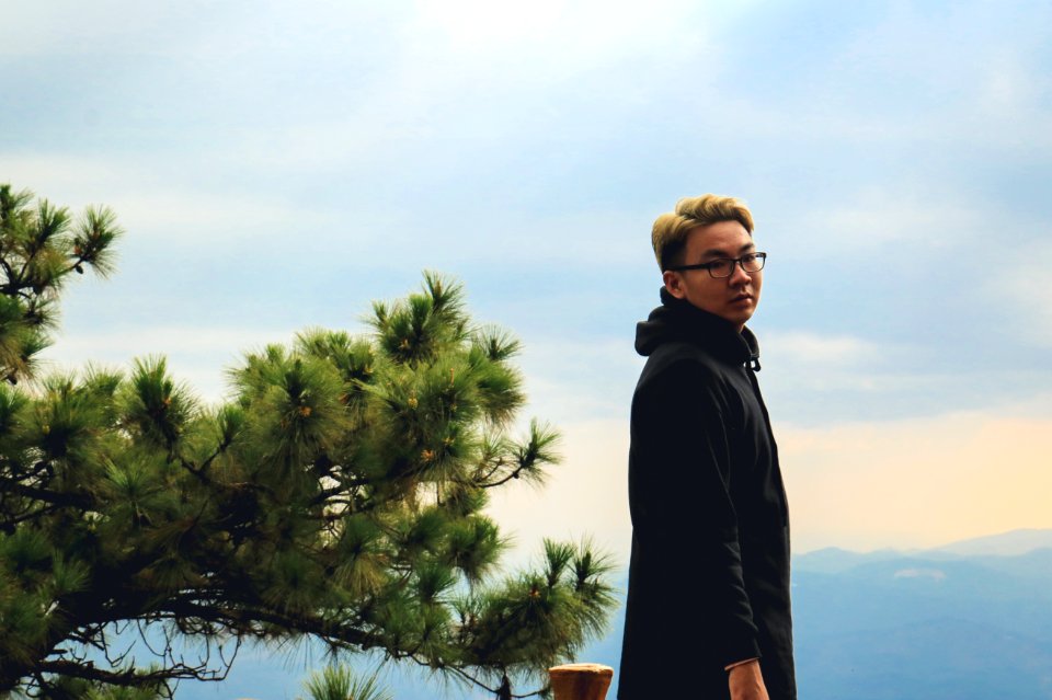 Photo Of Man Wearing Black Coat photo