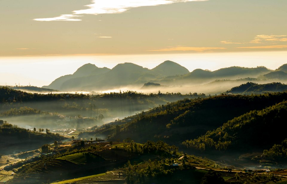 Aerial Photography Of Mountain