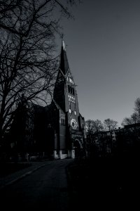 Grayscale Photography Of Cathedral