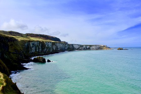Cliff Beside Sea
