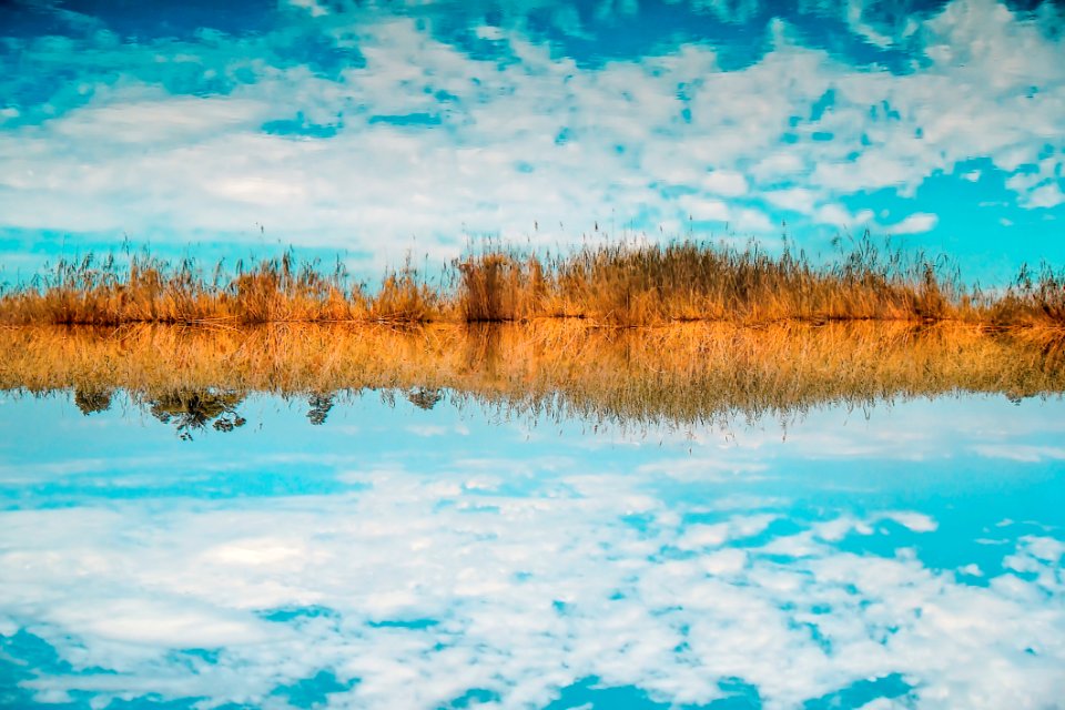 Landscape Photography Of Sky Reflect To Body Of Water