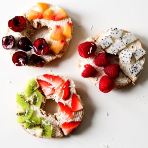 Round Fruit Donuts photo