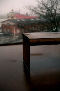 Photo Of Wooden Bench photo