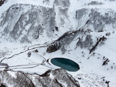 Aerial Photo Of Lake photo