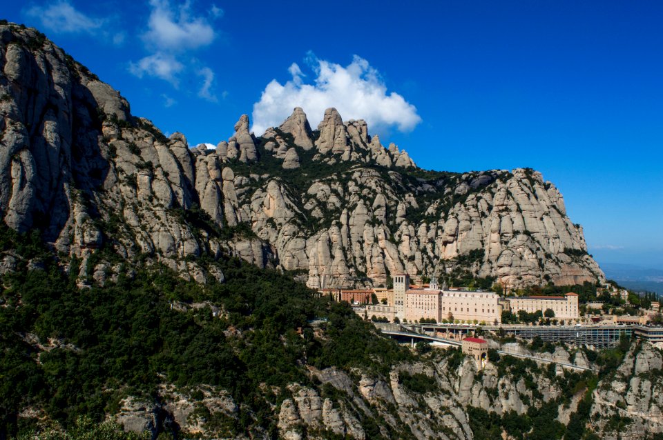 Aerial Photo Of Mountain photo