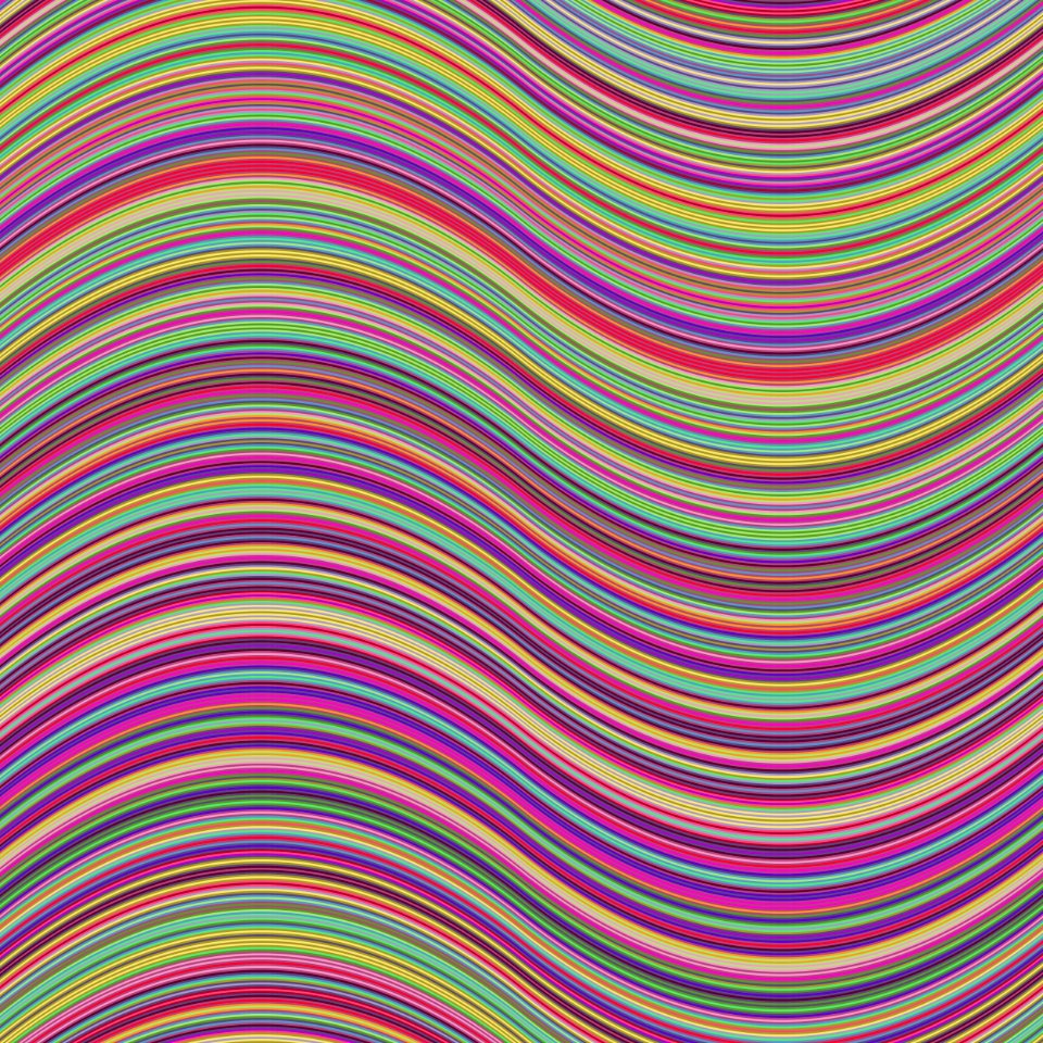 Pink Pattern Purple Line