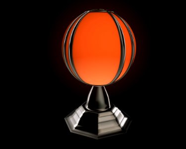 Orange Trophy Sphere Product Design