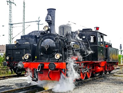 Locomotive Steam Engine Transport Track photo